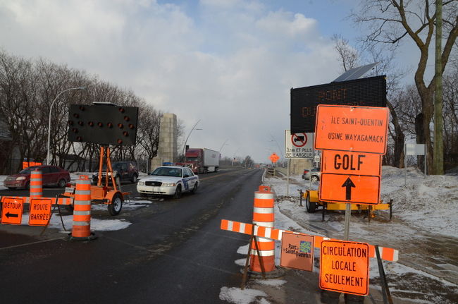 Des travaux d’une semaine sont nécessaires