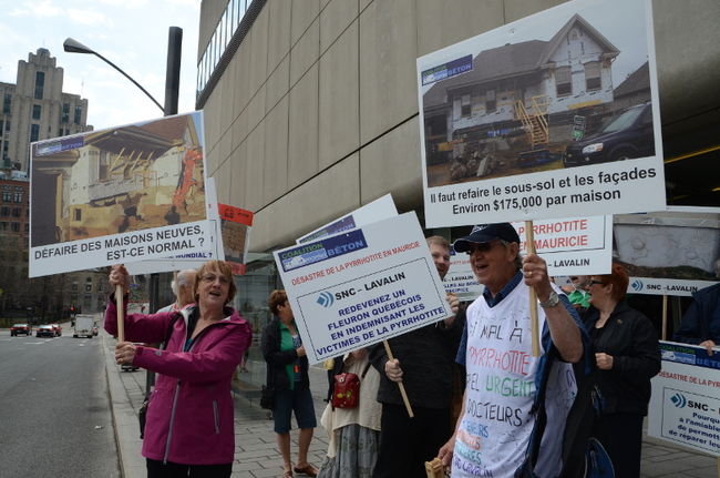La Coalition Proprio-béton manifeste à l’assemblée des actionnaires de SNC-Lavalin
