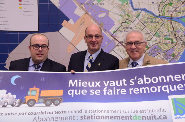 Trois-Rivières se dote d’alertes de déneigement