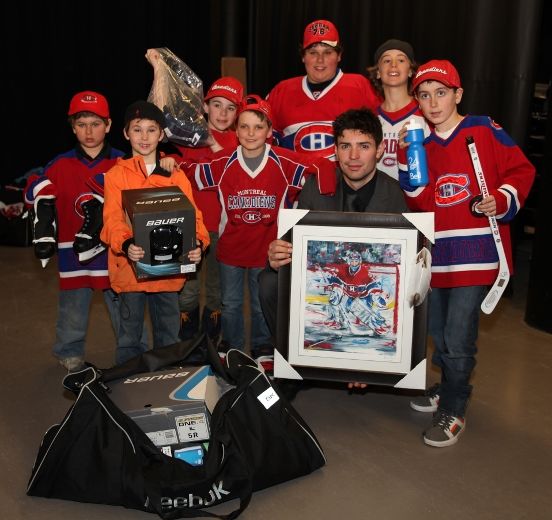 Rencontre magique avec Carey Price pour sept autochtones