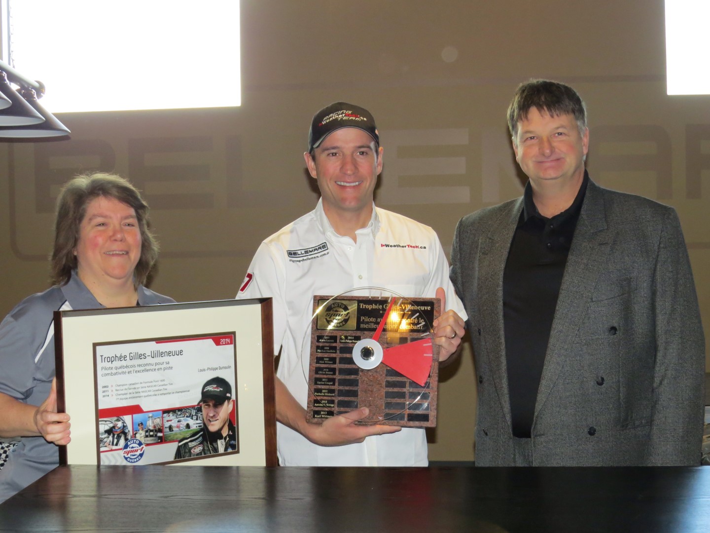 Louis-Philippe Dumoulin lauréat du trophée Gilles-Villeneuve