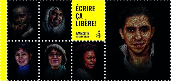 Marathon d’écriture d’Amnistie internationale