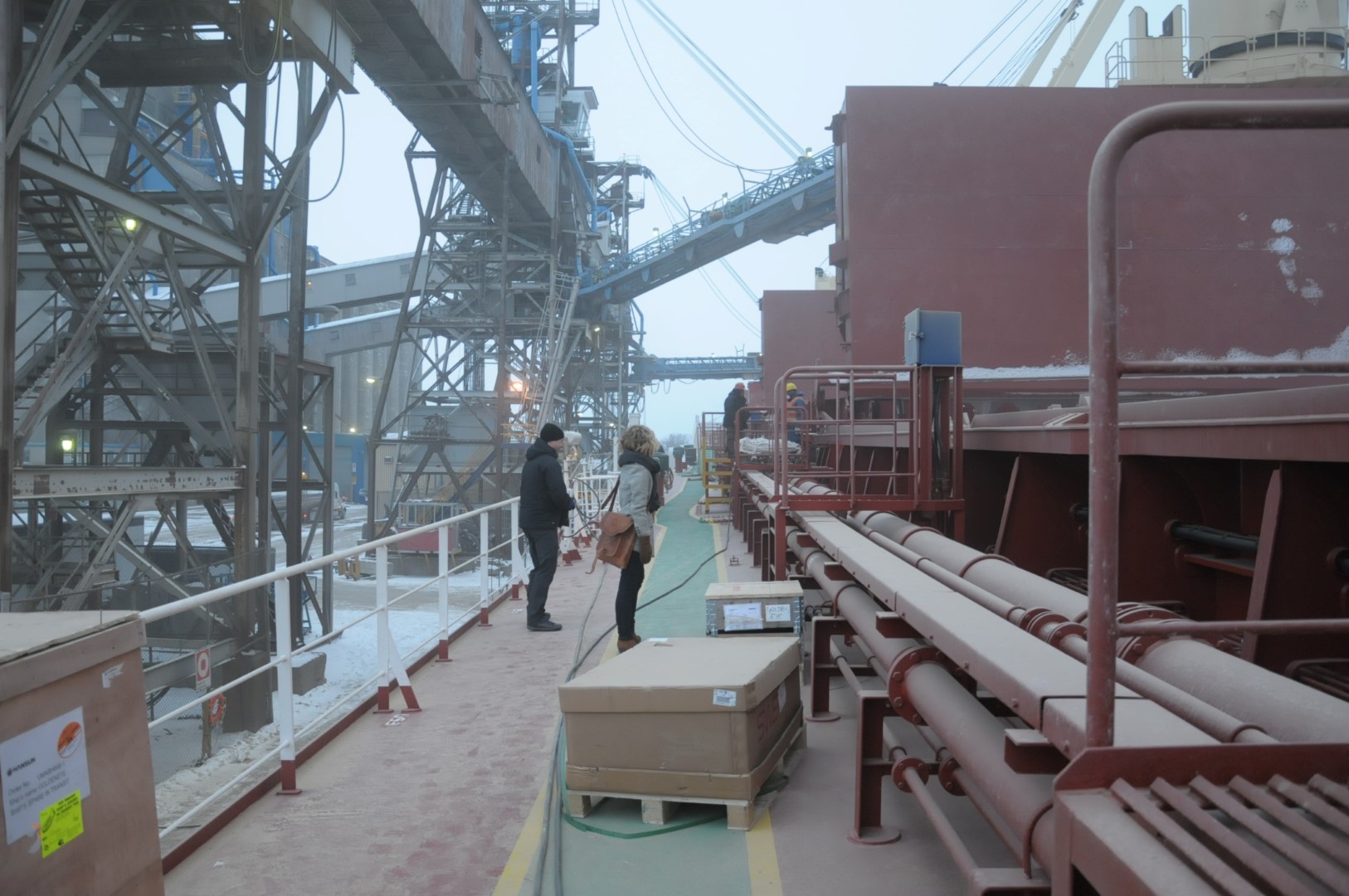Le M/V Goldeneye est le 1er navire au port de Trois-Rivières