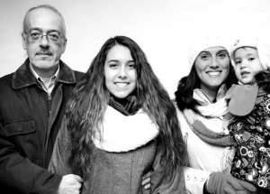 Yvon Corbeil, Èvelyne Corbeil, Florence Cornibert, Marie-Laure Corbeil, famille porte-parole.
