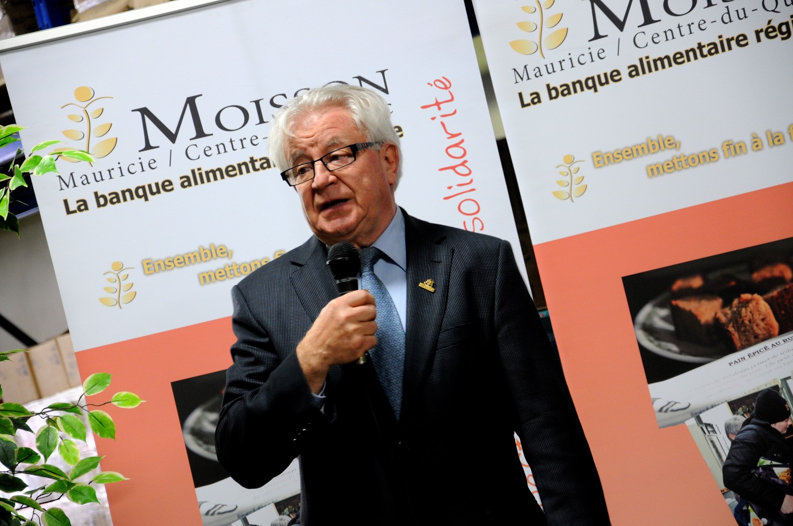 Jean-Guy Doucet, président du conseil d'administration de Moisson Mauricie / Centre-du-Québec.
