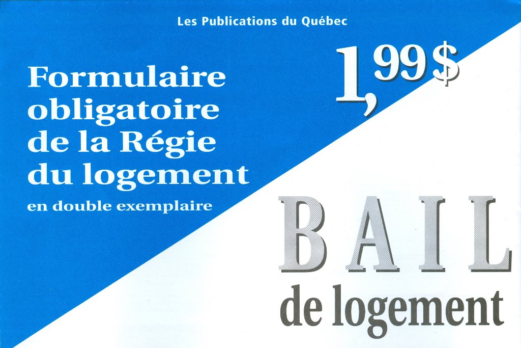 À COMPTER DU 24 FÉVRIER 2015, UN NOUVEAU BAIL DEVRA OBLIGATOIREMENT ÊTRE UTILISÉ. ASSUREZ-VOUS QUE C'EST LE BON FORMULAIRE !