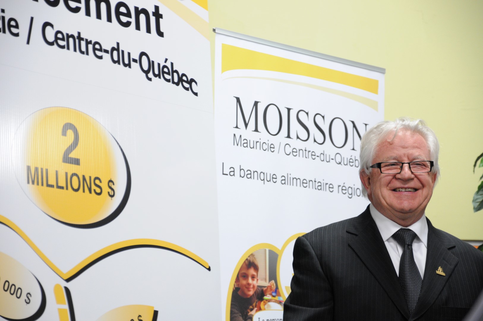 Jean-Guy Doucet, président du conseil d'administration de Moisson Mauricie / Centre-du-Québec.