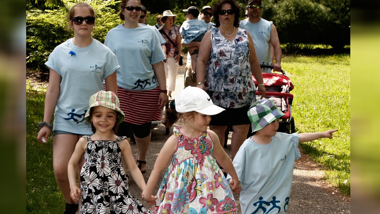 Une marche pour la SLAQ a eu lieu à Québec le 13 juin dernier.