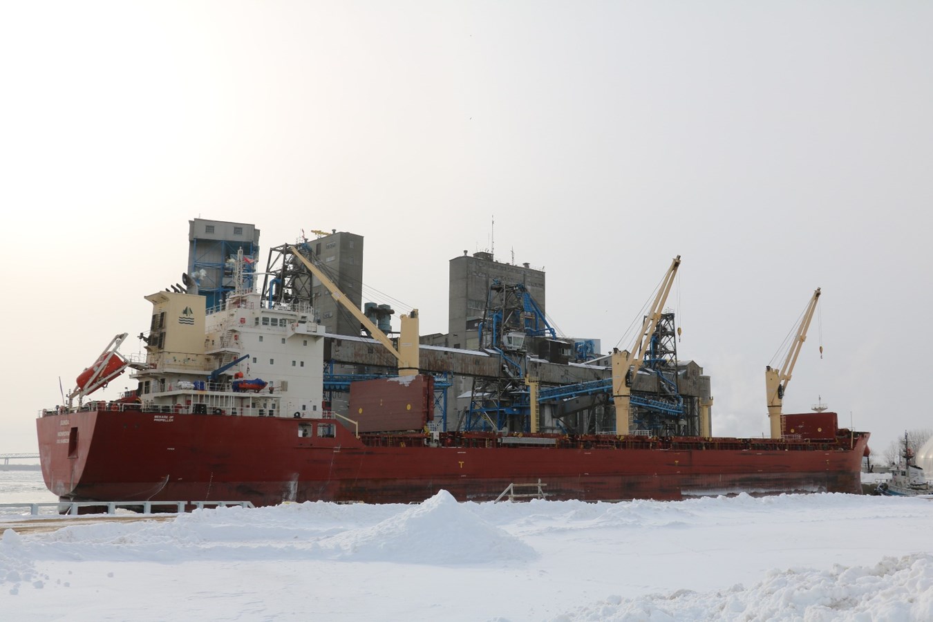 Le Sunda est le premier navire océanique à atteindre le Port de Trois-Rivières en 2017
