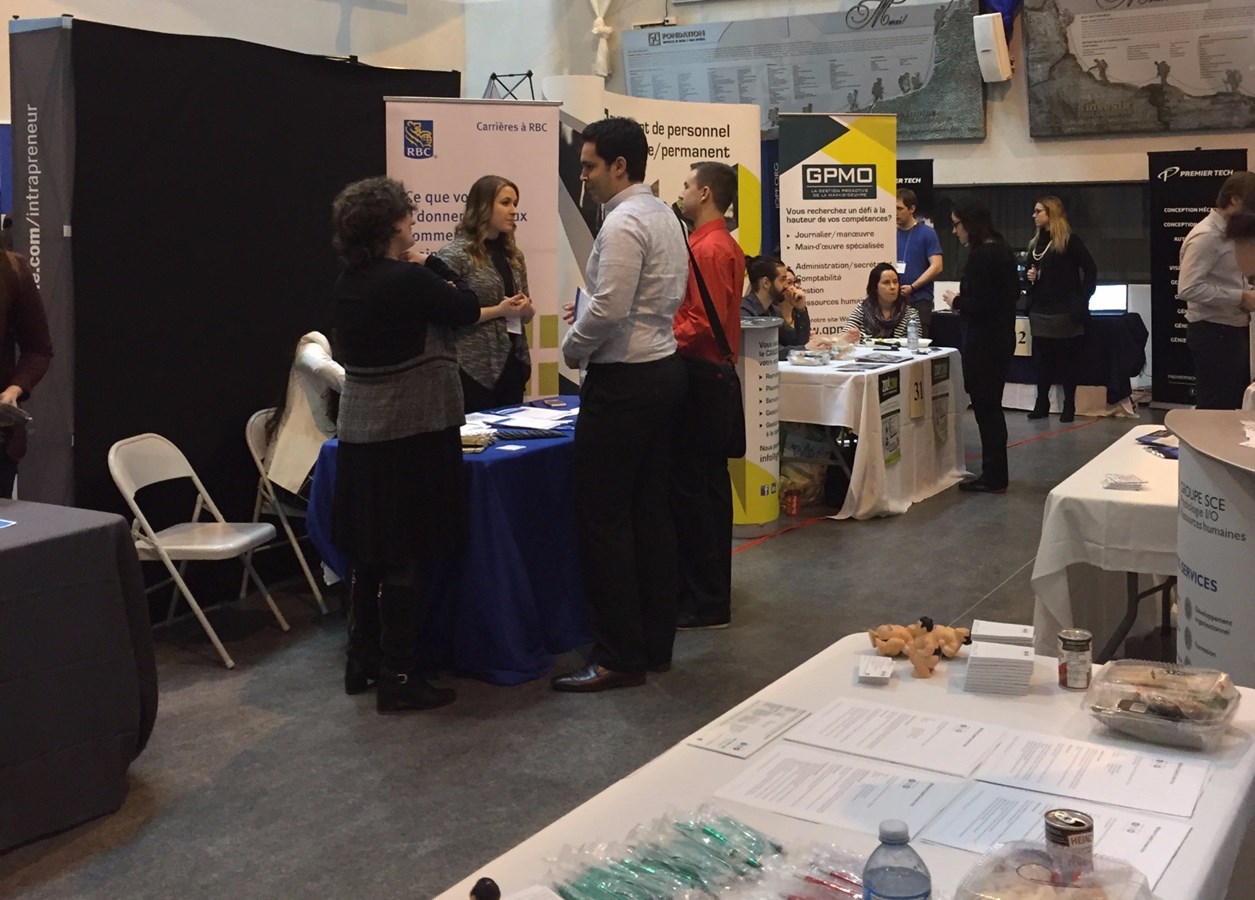 Plus de 300 visiteurs au rendez-vous au StagEmploi 2017 de l’UQTR 