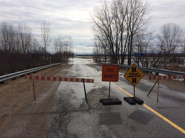 Débordement de la rivière Bécancour 