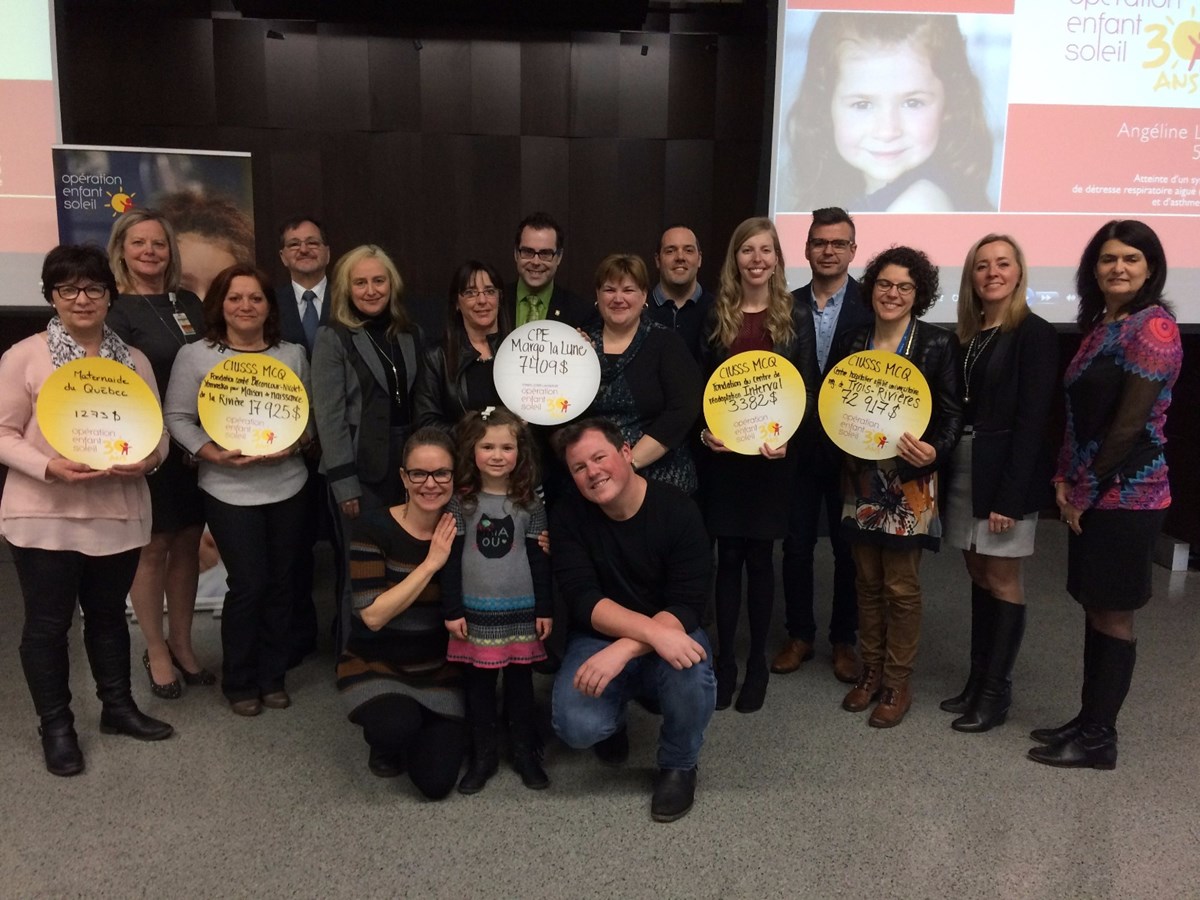 102 906 $ remis au CIUSSS de la Mauricie-et-du-Centre-du-Québec et à deux établissements de la région
