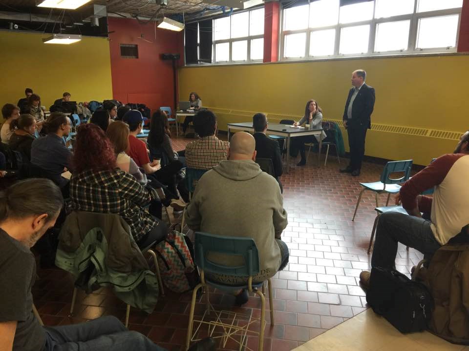Jean-François Aubin, candidat à la mairie, consulte la jeunesse trifluvienne!