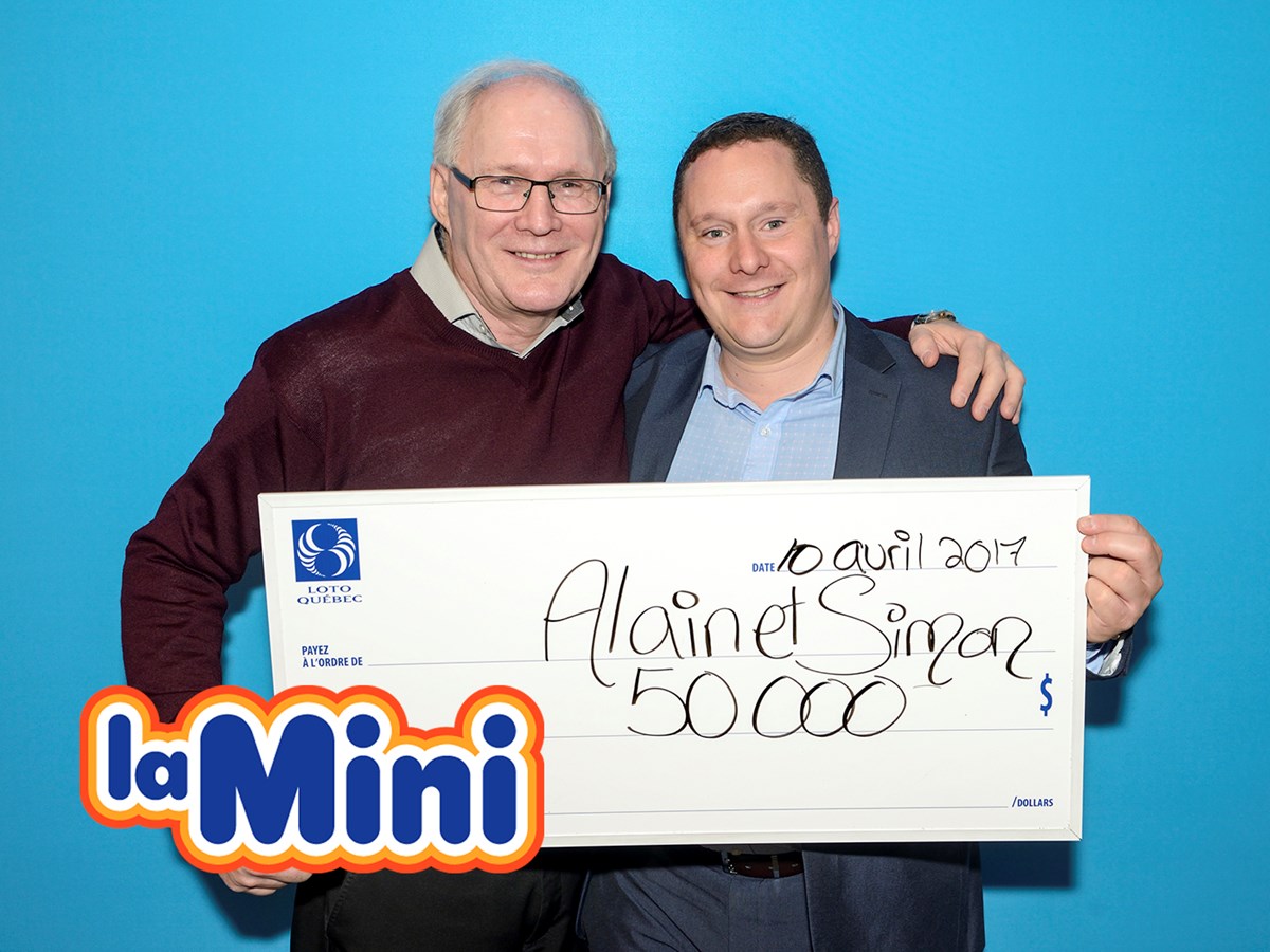La Mini : un père de la Mauricie partage le gros lot avec son fils