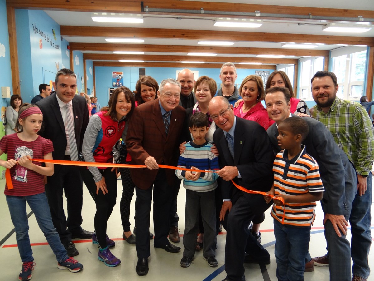 Inauguration du parc-école Marguerite-Bourgeois