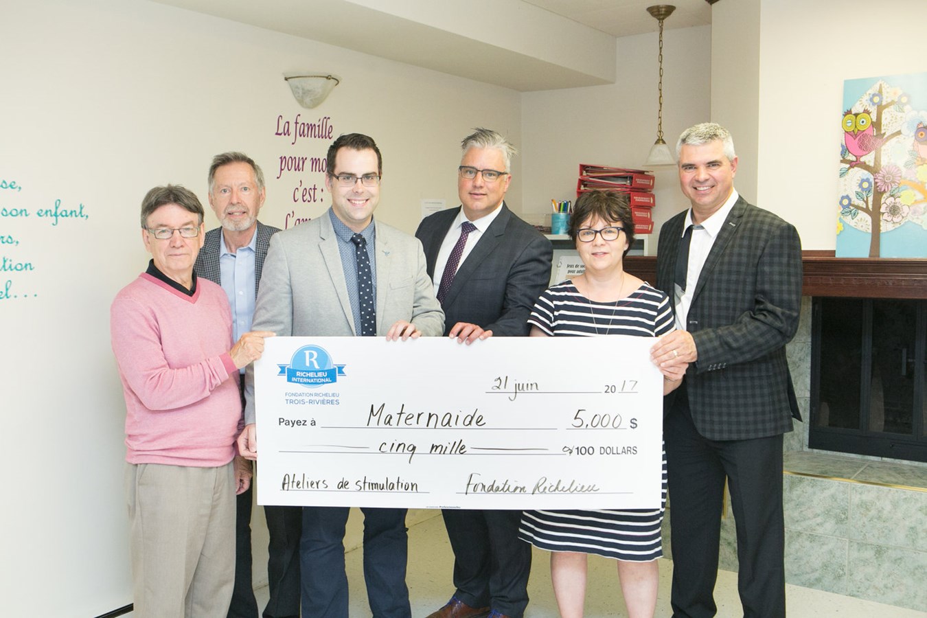 La Fondation Richelieu de Trois-Rivières remet 70 000 $ à quatre organismes