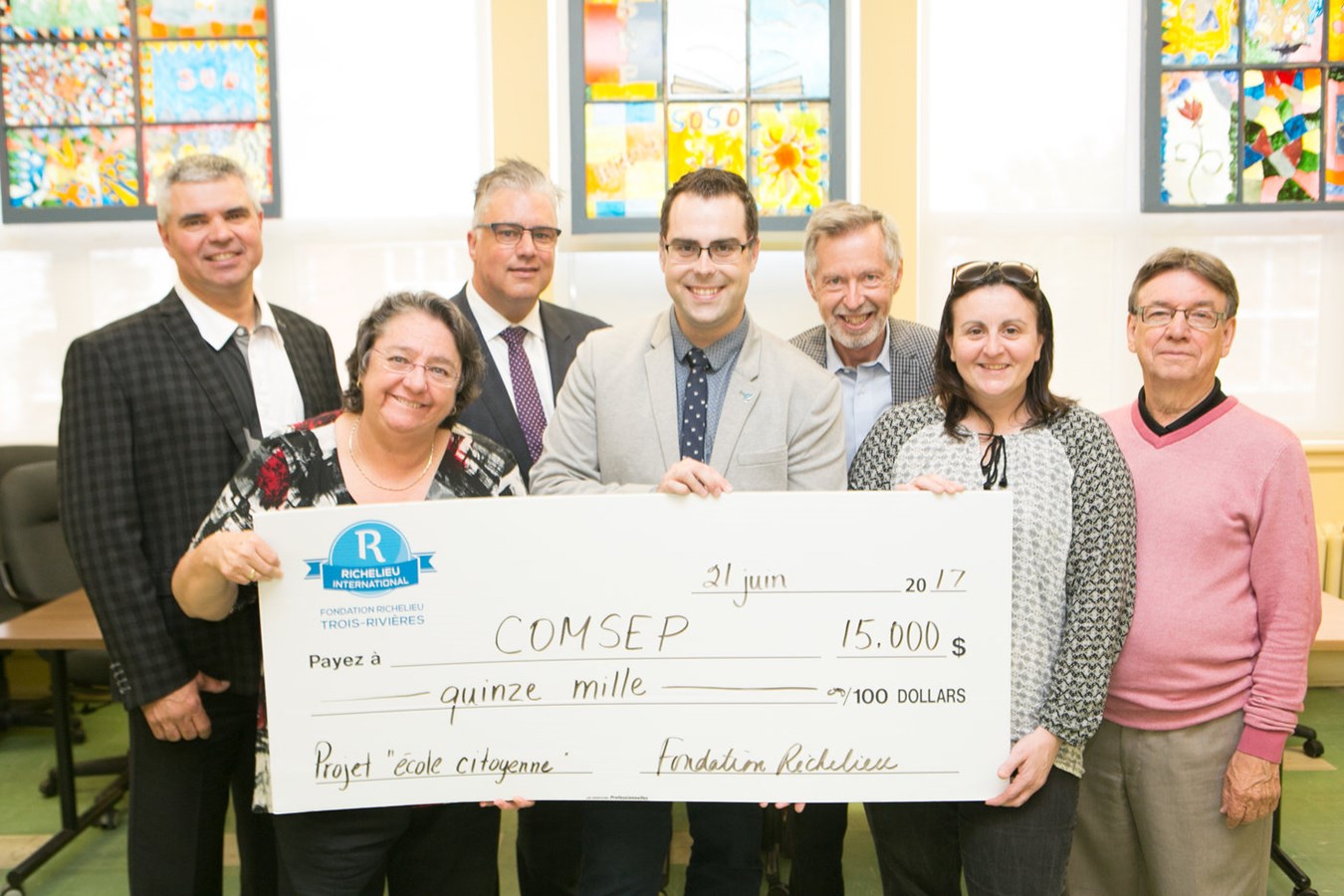 La Fondation Richelieu de Trois-Rivières remet 70 000 $ à quatre organismes