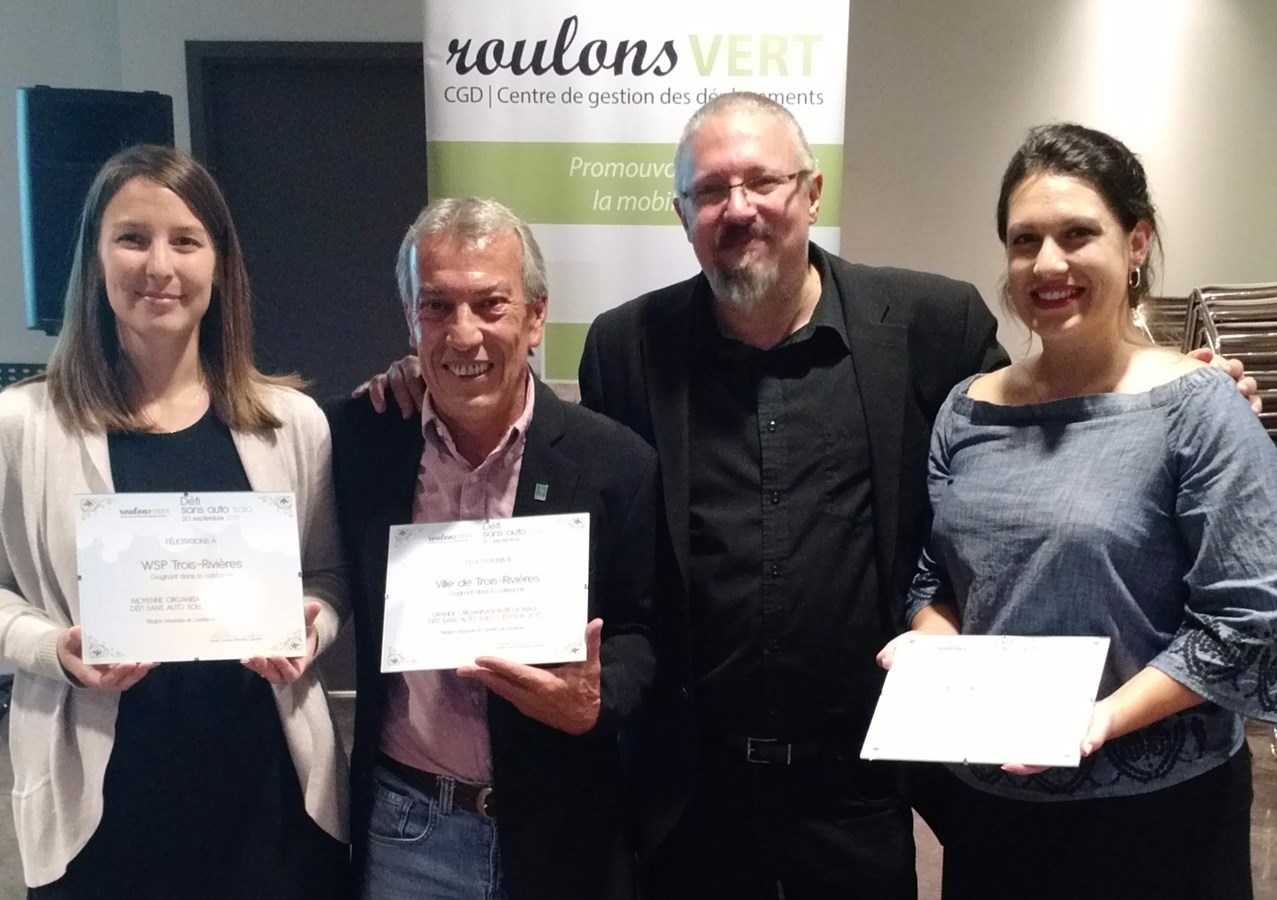 Les gagnants du Défi sans auto solo 2017 Mauricie/Centre-du-Québec dévoilés