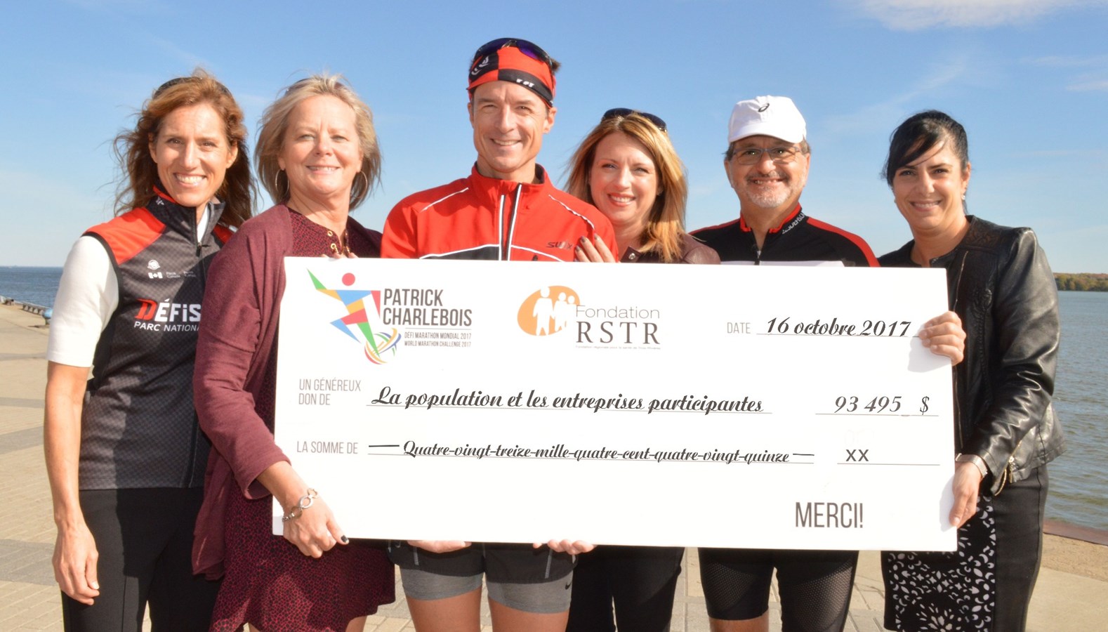Objectif dépassé pour le marathonien Patrick Charlebois!