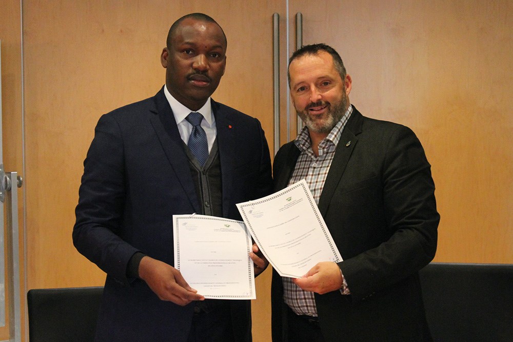 Signature d’une entente de coopération entre le Cégep de Trois-Rivières et la Côte d’Ivoire
