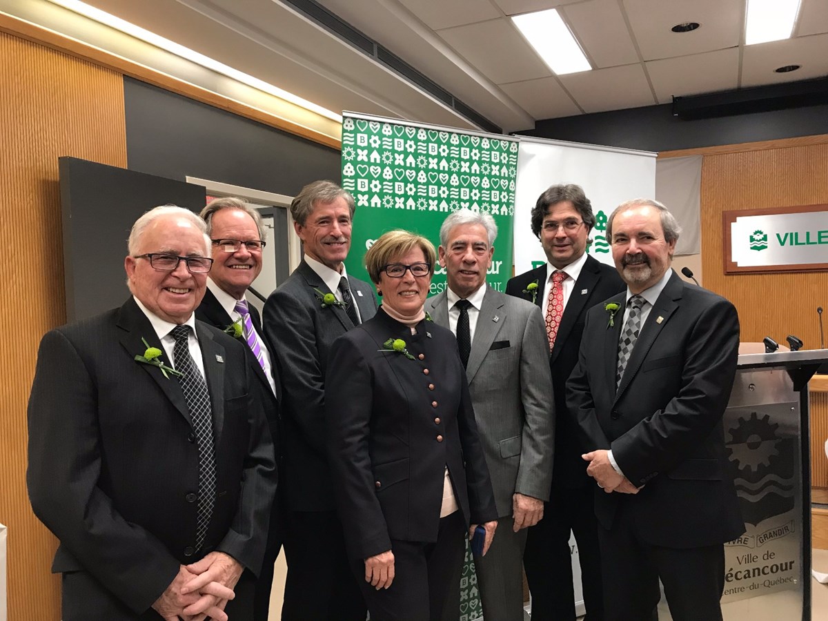 Assermentation des élus de Bécancour
