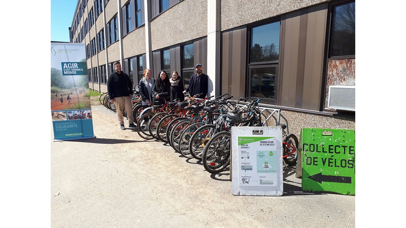 Près de 40 vélos auront une deuxième vie en Afrique