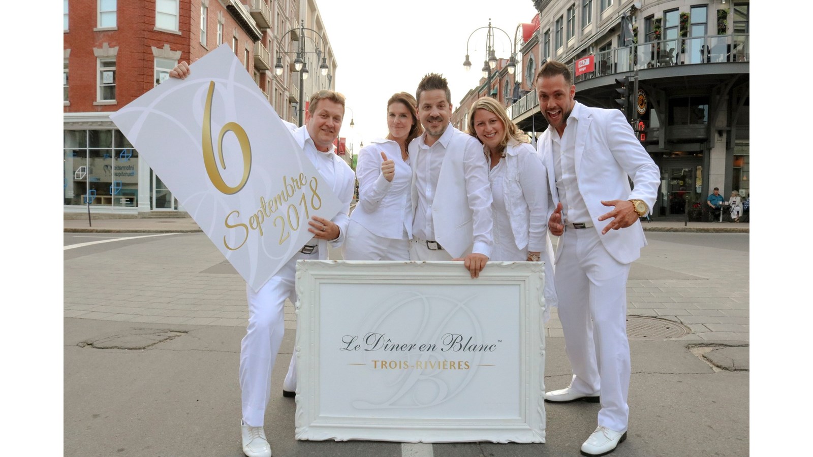 Le Dîner en Blanc fera briller pour la première fois la ville de Trois-Rivières