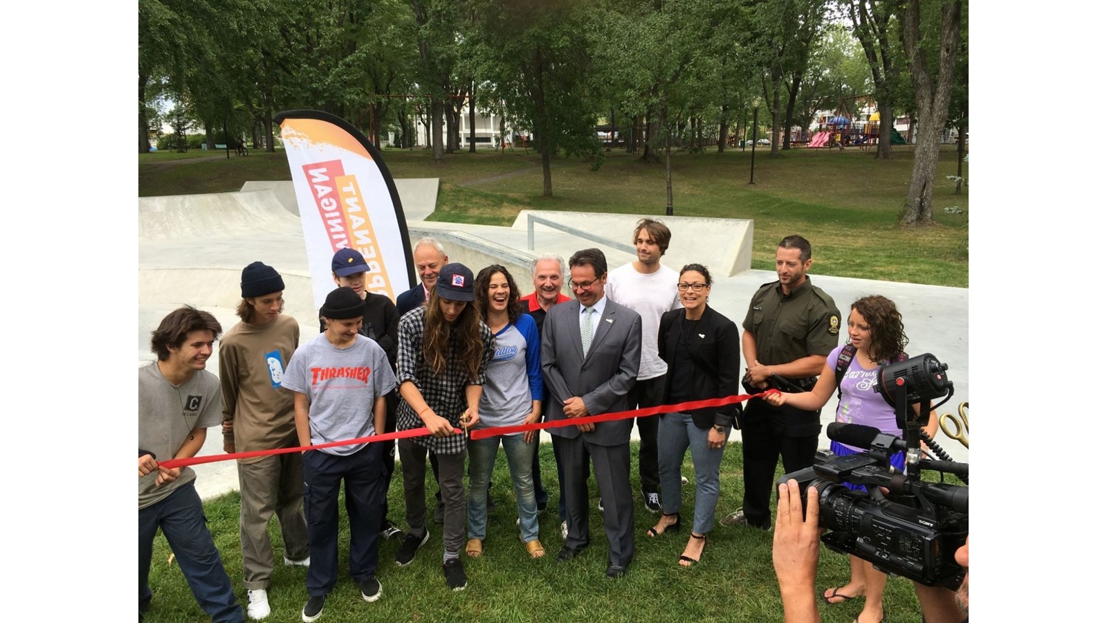 Un deuxième site pour les adeptes de planches à roulettes situé au parc Antoine-St-Onge