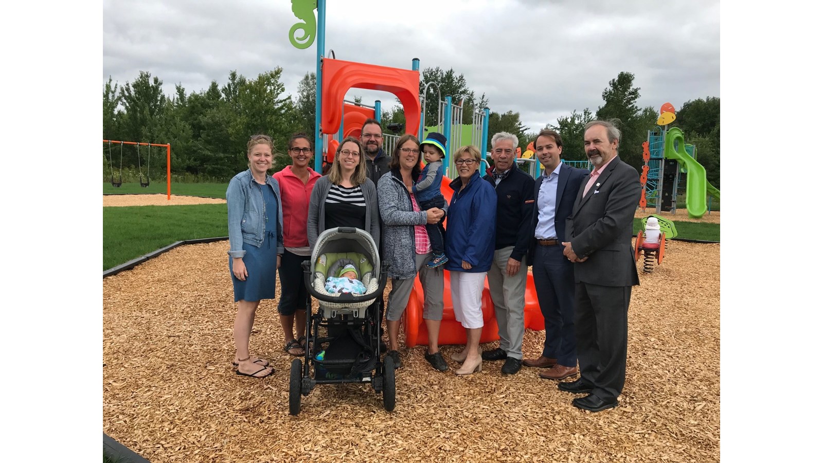Bécancour inaugure un parc au Domaine de la Tour