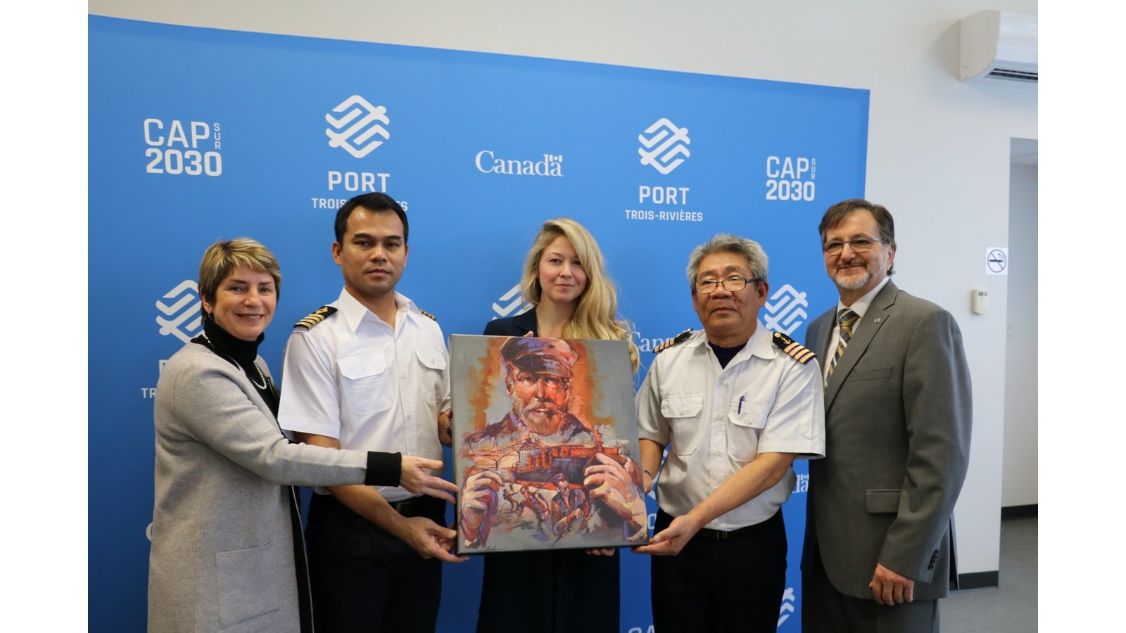 Le Ellensborg est le premier navire océanique à atteindre le Port de Trois-Rivières en 2019 