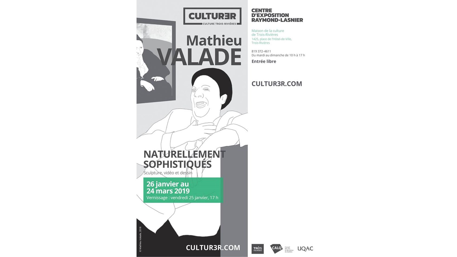 Le Centre d'exposition Raymond-Lasnier accueille Naturellement sophistiqués de Mathieu Valade