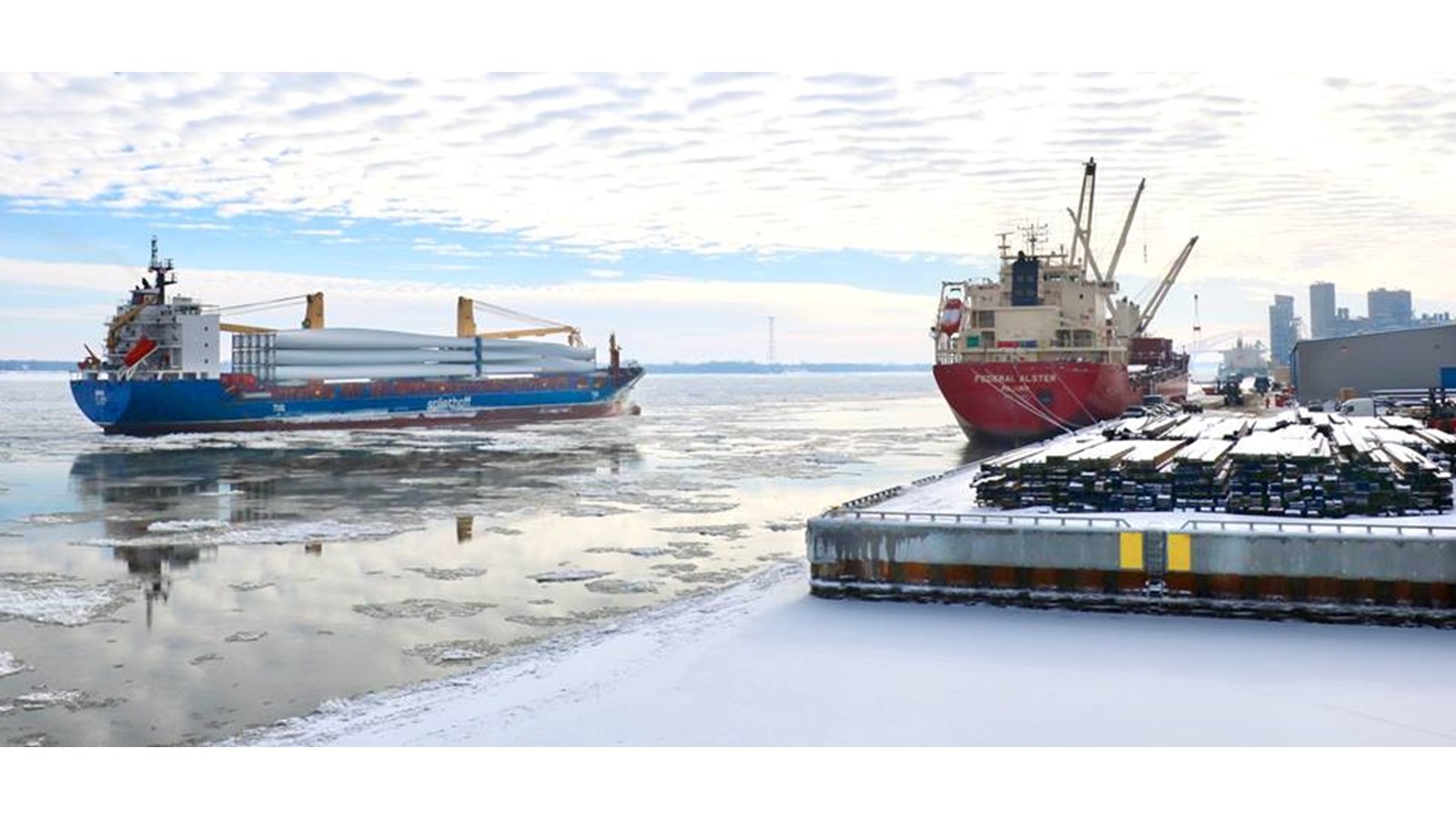 Un tonnage record au Port de Trois-Rivières