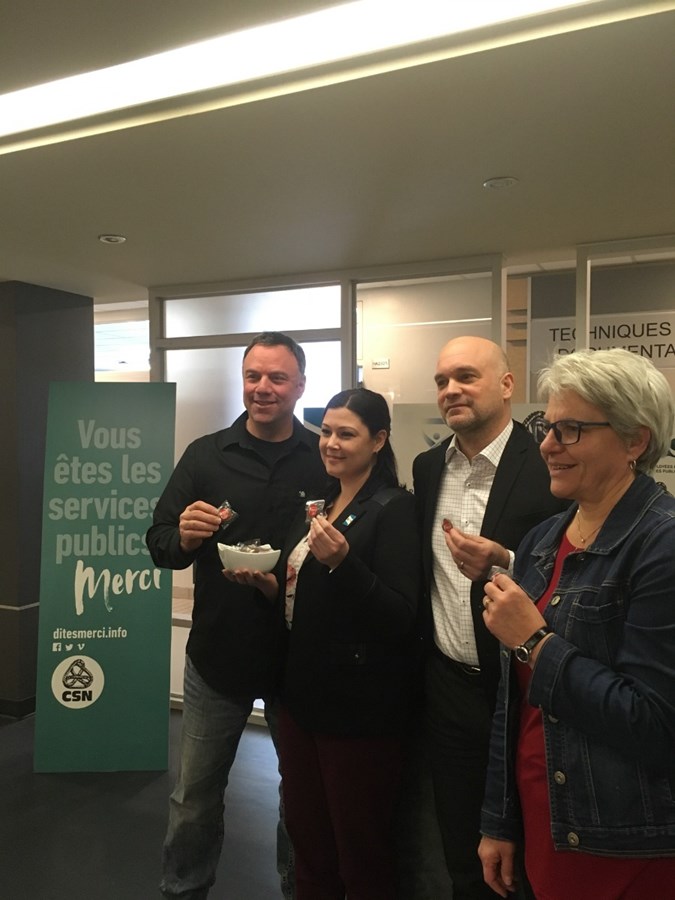 La CSN lance sa campagne Vous êtes les services publics.