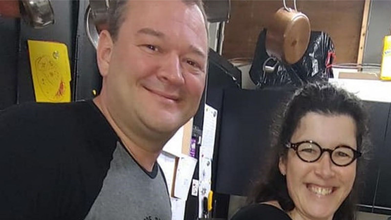 France Bouffard et Steve Gauthier du TràSh – Travailleur de rue de Shawinigan, l'équipe gagnante de la première saison.