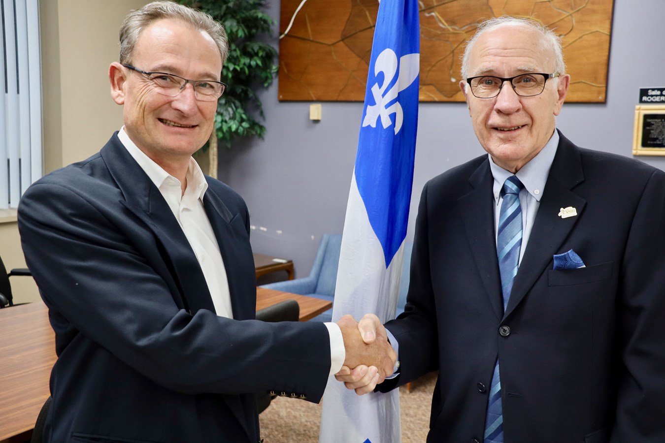 Nicolas Le Mat et Jocelyn Gagné.