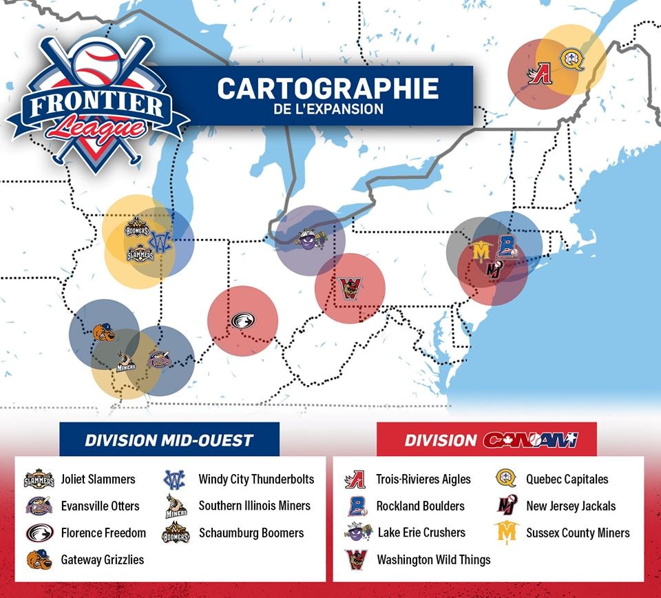 Baseball: les Ligues Frontier et Can-Am ont fusionné