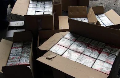 Contrebande de tabac: 80 000 cigarettes retrouvées
