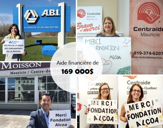 La Fondation Alcoa accorde une aide de 169 000$ à deux organismes de la Mauricie