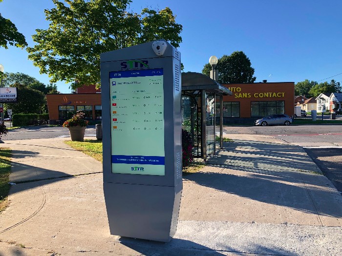La STTR déploie de nouveaux panneaux à messages variables dans ses terminus