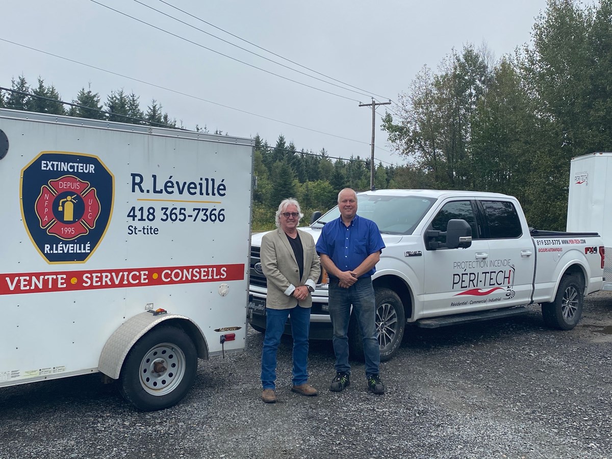 Shawinigan : Protection Incendie Péri-Tech acquiert Extincteurs R. Léveillé