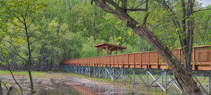 La Ville de Nicolet confirme la fermeture complète de la passerelle
