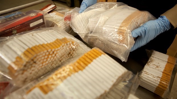 Contrebande de tabac : 105 925 cigarettes saisies et 2 arrestations à Shawinigan