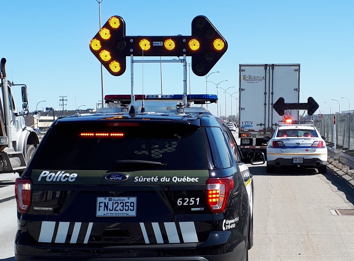 La SQ mène une opération d’envergure visant les conducteurs de véhicules lourds