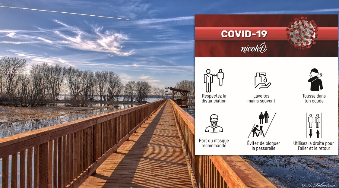 Réouverture de la passerelle du parc écomaritime de l'Anse-du-Port