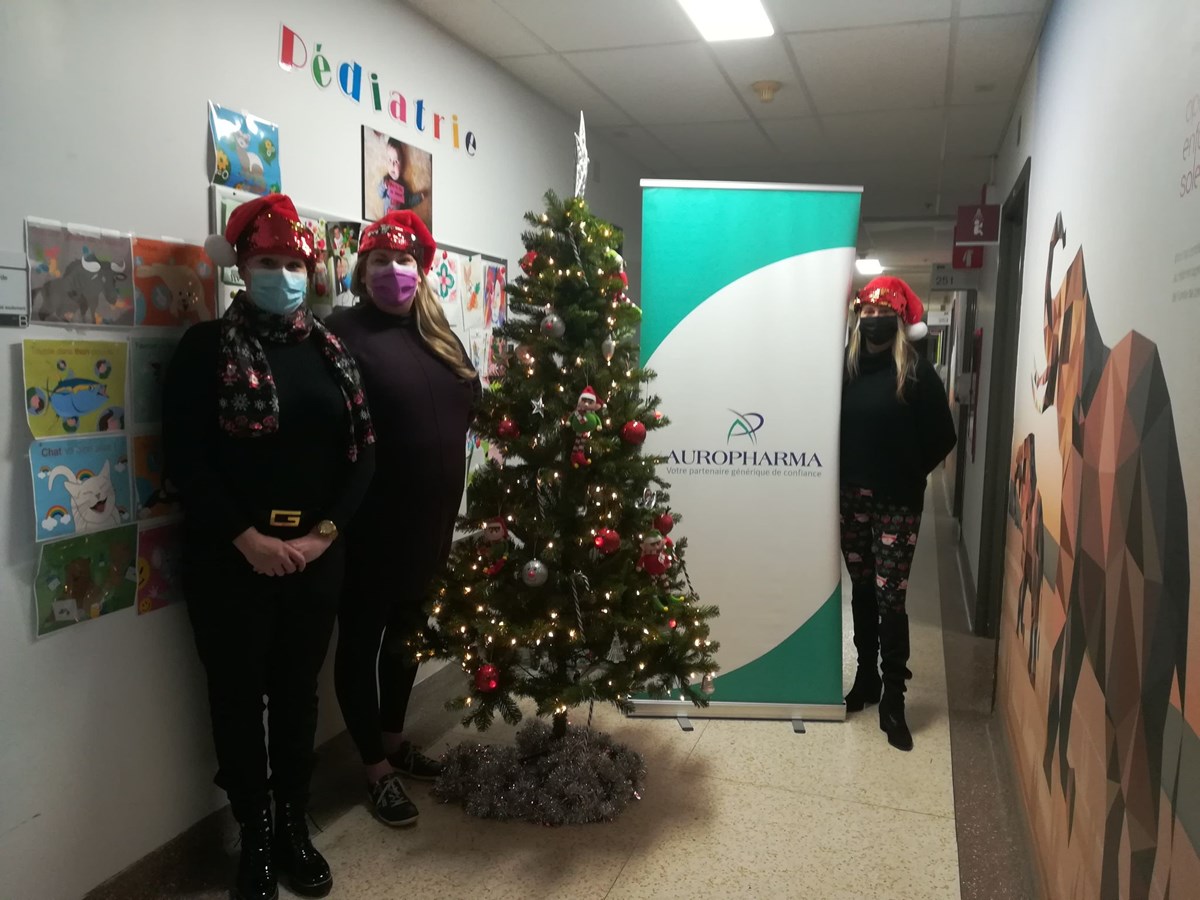La magie des Fêtes s’invite à la pédiatrie de l’Hôpital de Trois-Rivières
