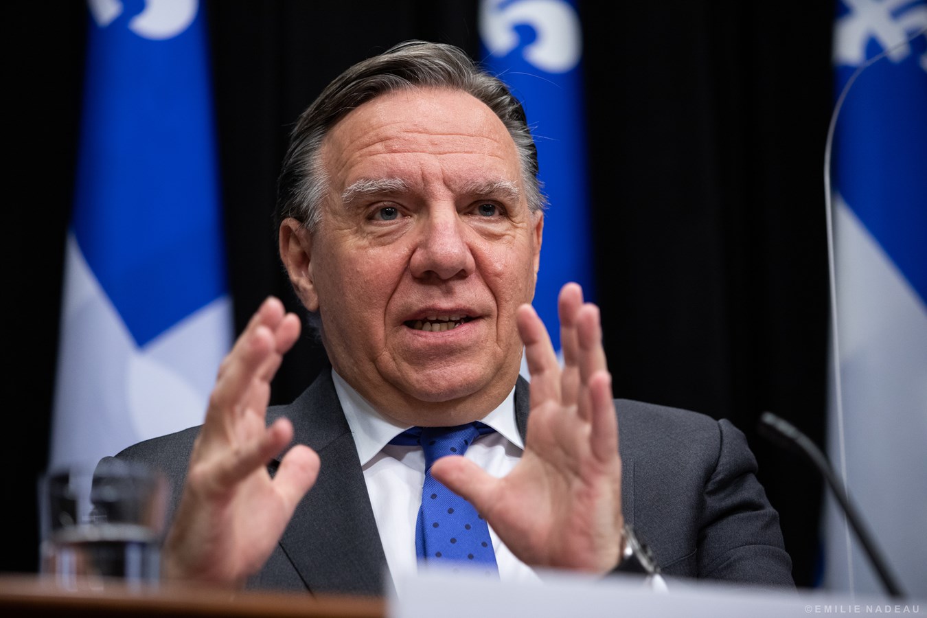 « Soyons patients et gardons le moral », lance le premier ministre Legault