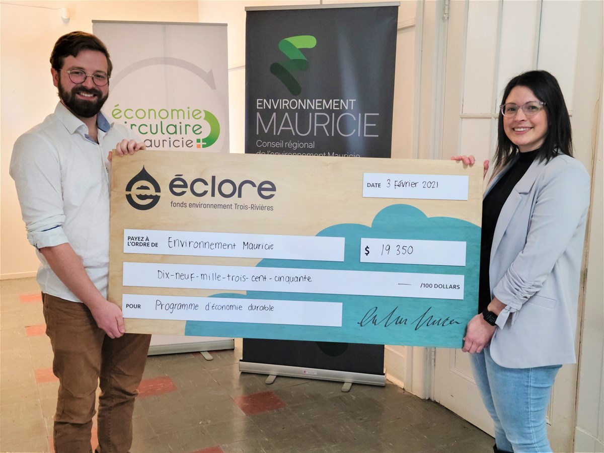 Éclore fonds environnement Trois-Rivières soutient son premier projet