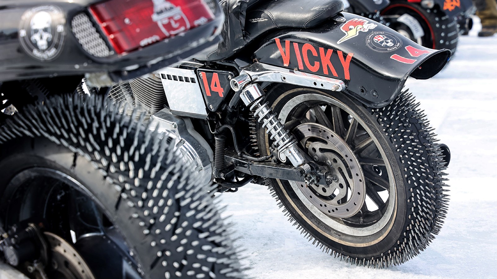 Un succès pour la 3e présentation de la Harley Drag Race on Ice
