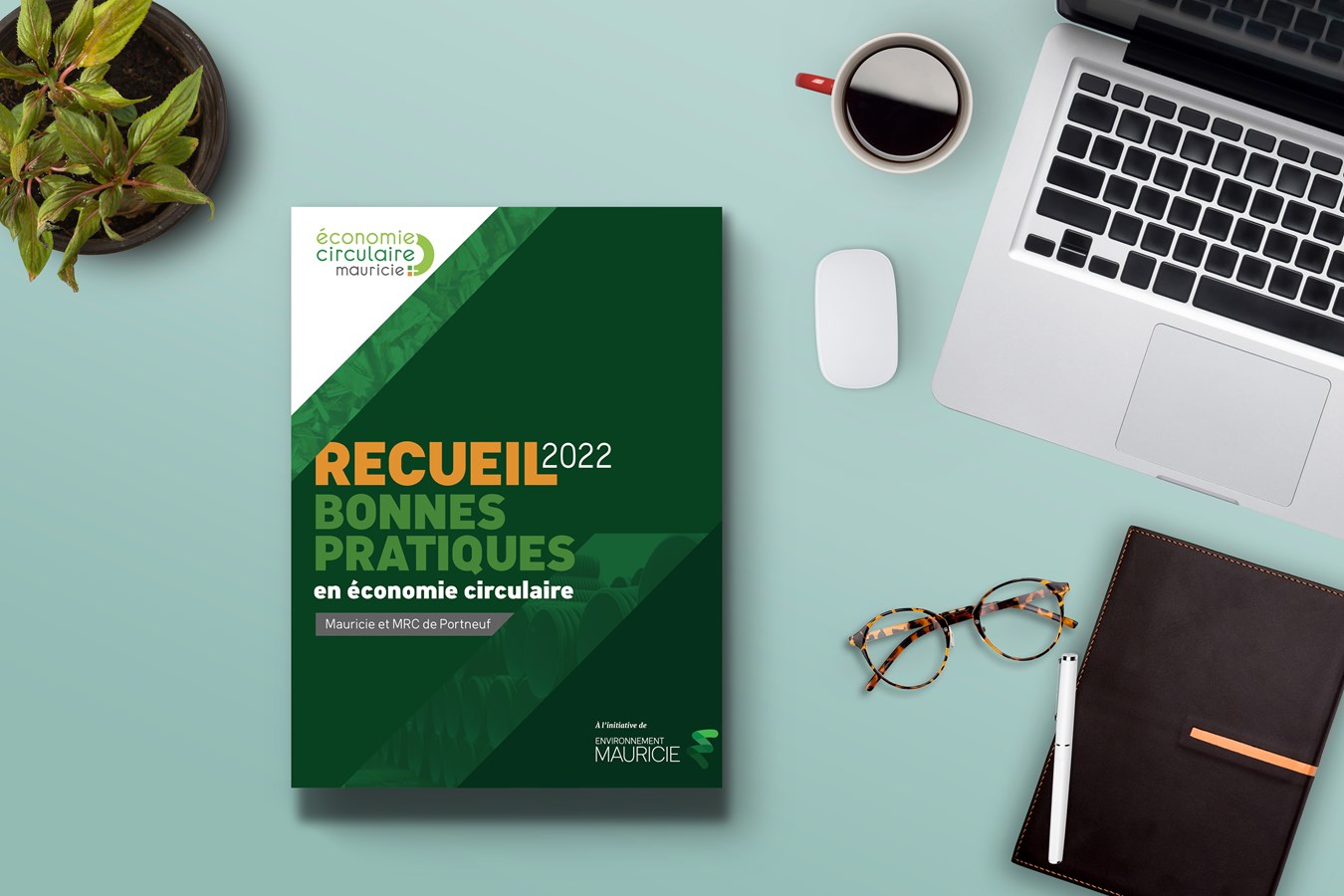 Le recueil peut être peut être consulté et téléchargé sur le site www.environnementmauricie.com/recueil-en-economie-circulaire/