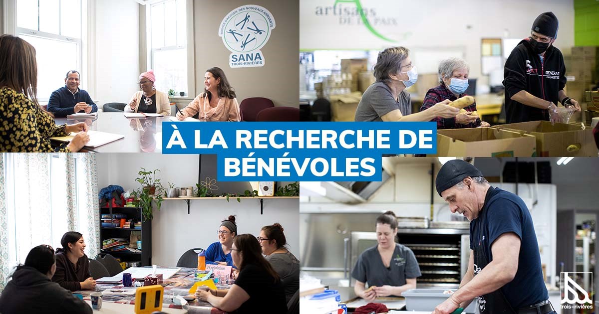 Trois-Rivières à la recherche de bénévoles